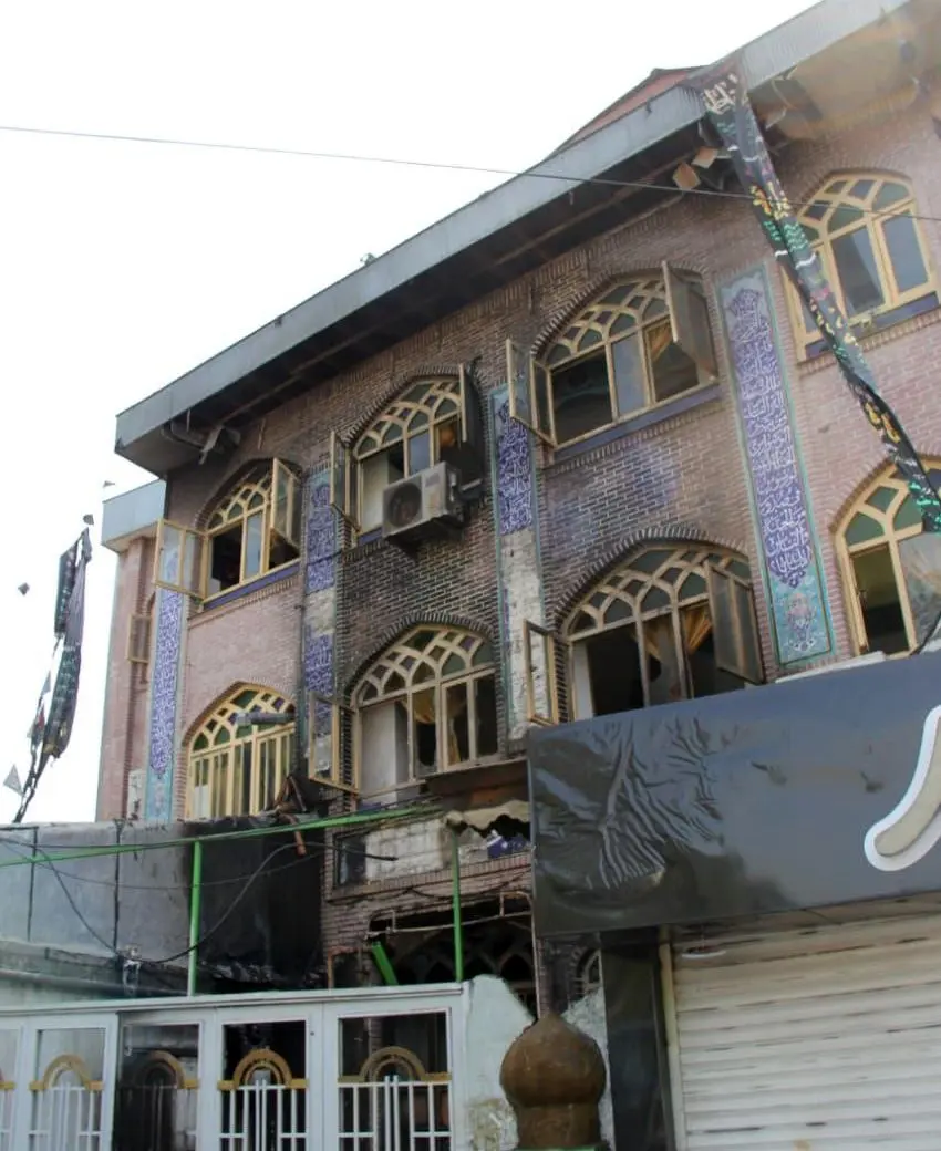 عوامل به آتش کشیدن مسجد امام موسی کاظم (ع) سبزه‌ میدان رشت دستگیر شدند