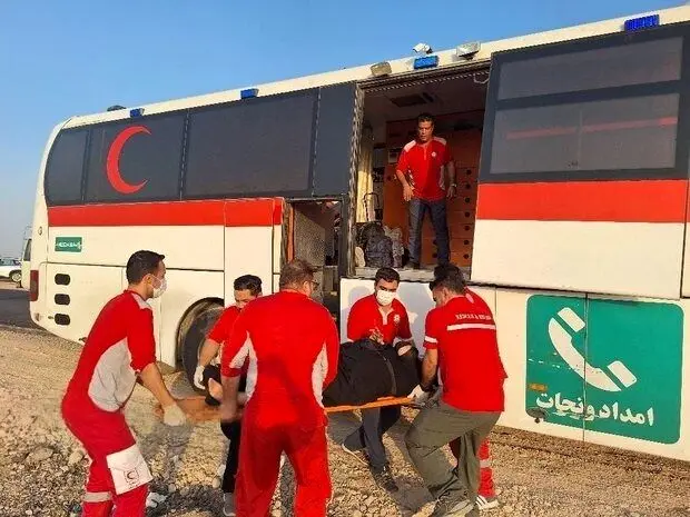 حادثه تلخ  انحراف اتوبوس زائران ایرانی اربعین از جاده+ جزئیات