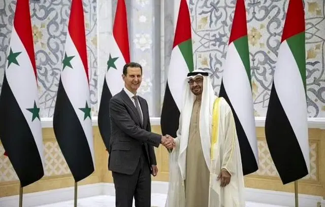 رایزنی تلفنی اسد و بن زاید پس از بازگشت سوریه به اتحادیه عرب
