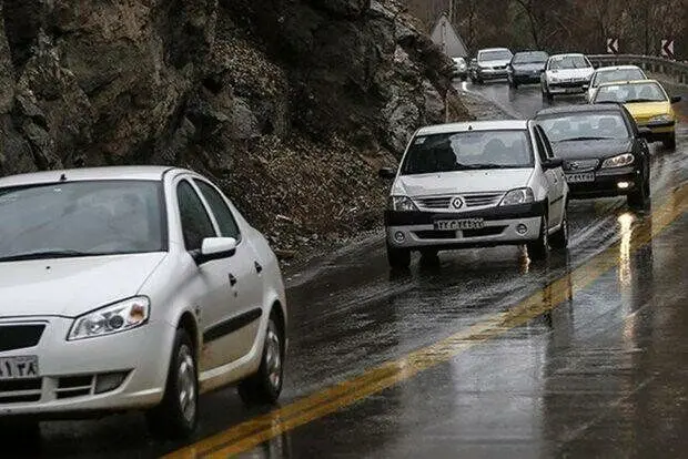 تردد در جاده‌های مواصلاتی مازندران پرحجم و سنگین است