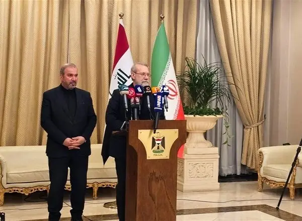 لاریجانی: حزب الله و جریان‌های مقاومت نیازمند قیم‌ نیستند؛ ایران هم کشوری نیست که با این بادها بلرزد/ تحلیل‌ها پیرامون مداخله ایران در انتخابات عراق دقیق نیست؛ ملت عراق و لبنان رشید و شجاع هستند، ایران دوست هر دو کشور است اما دستوری نمی‌دهد