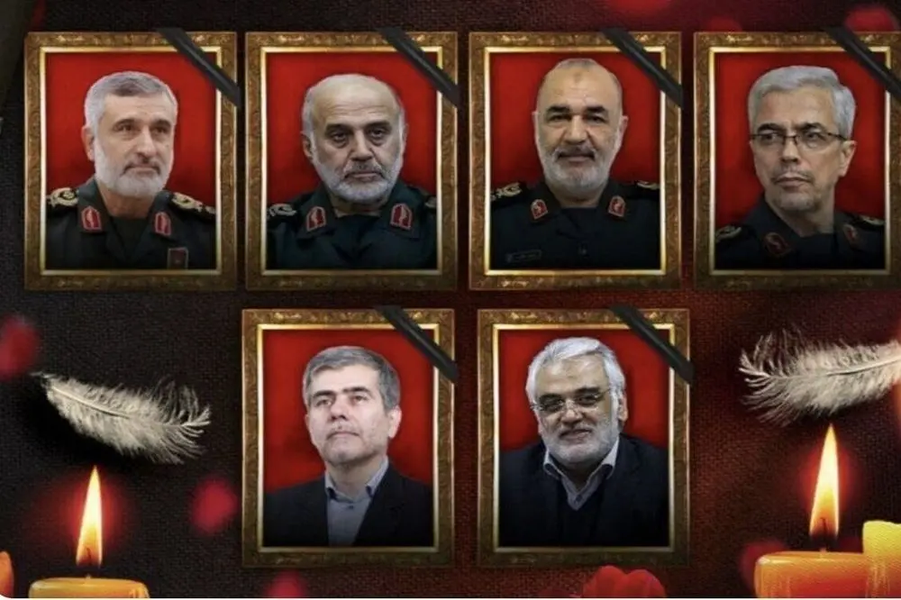 مراسم،شهيد،شنبه،تشييع،تهران،تيرماه،خاكسپاري،روز،فرماندهان،پي ...