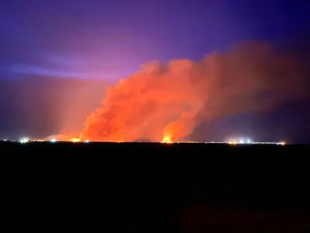 آتش‌سوزی گسترده در کانادا از بالای آسمان + ویدئو