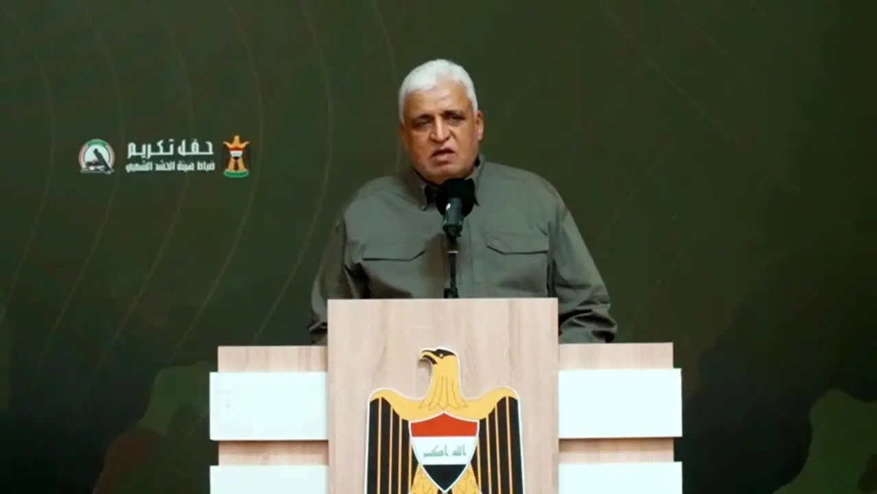 ببینید| فالح الفیاض: حشدالشعبی منحل نشده به دروغ‌ها توجه نکنید 