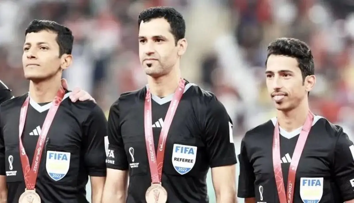 داور معروف قطری بازی ایران را سوت می‌زند