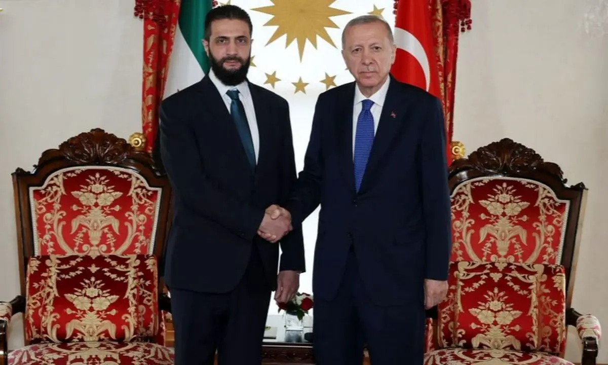 سومین سفر الجولانی به ترکیه در کمتر از ۶ ماه؛ دیدار با اردوغان