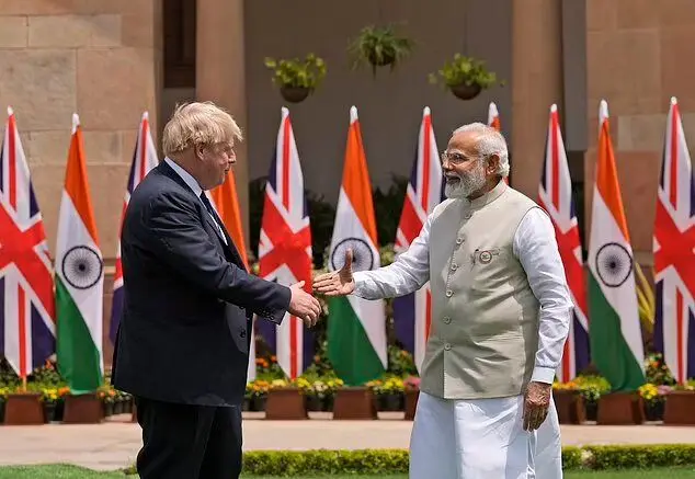 رونمایی رهبران هند و انگلیس از شراکت امنیتی و نظامی جدید دو کشور