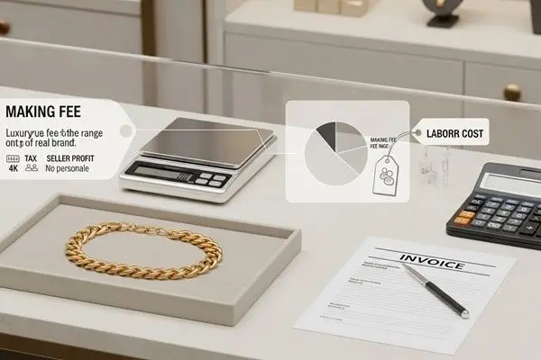 اجرت دستبند کارتیر چقدر است؟ فرمول دقیق + مثال
