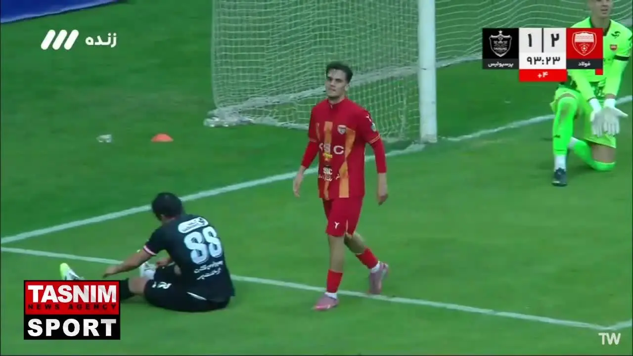 ببینید| گل سوم فولاد به پرسپولیس 