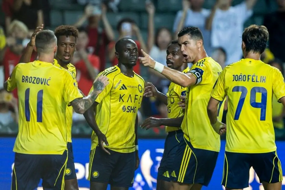 برد بزرگ النصر مقابل الاتحاد در سوپرجام با پاس گل رونالدو