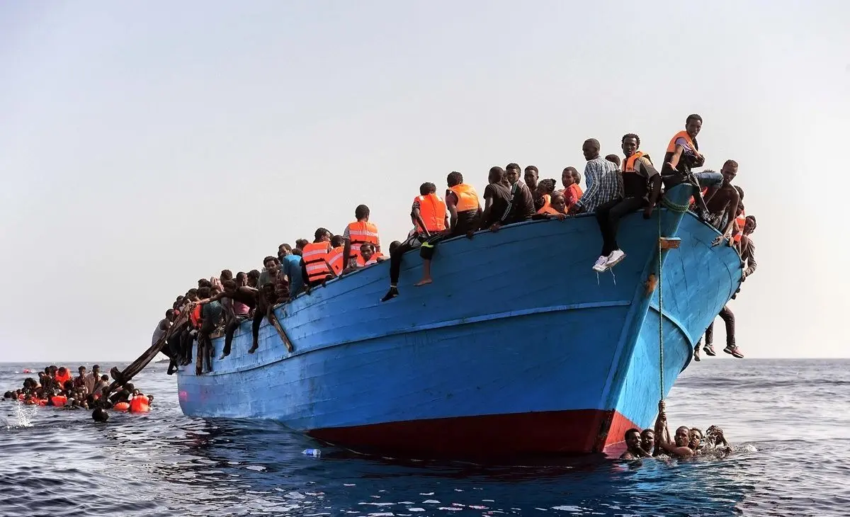 ۵۰ پناهجوی سودانی در آتش‌سوزی یک کشتی جان باختند