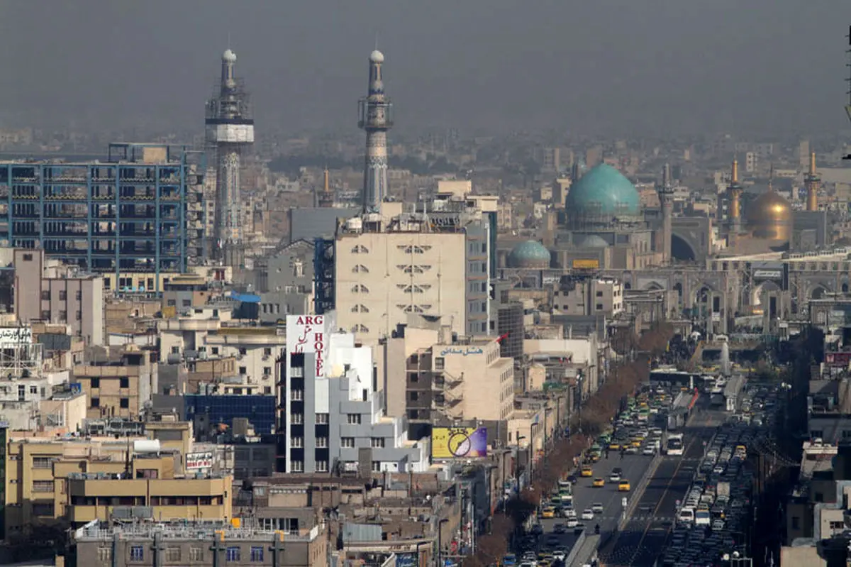 آلودگی دیروز مشهد، ۱۰ برابر میزان مجاز بود!