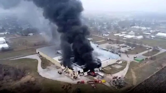 انفجار در کارخانه مواد شیمیایی در جنوب چین