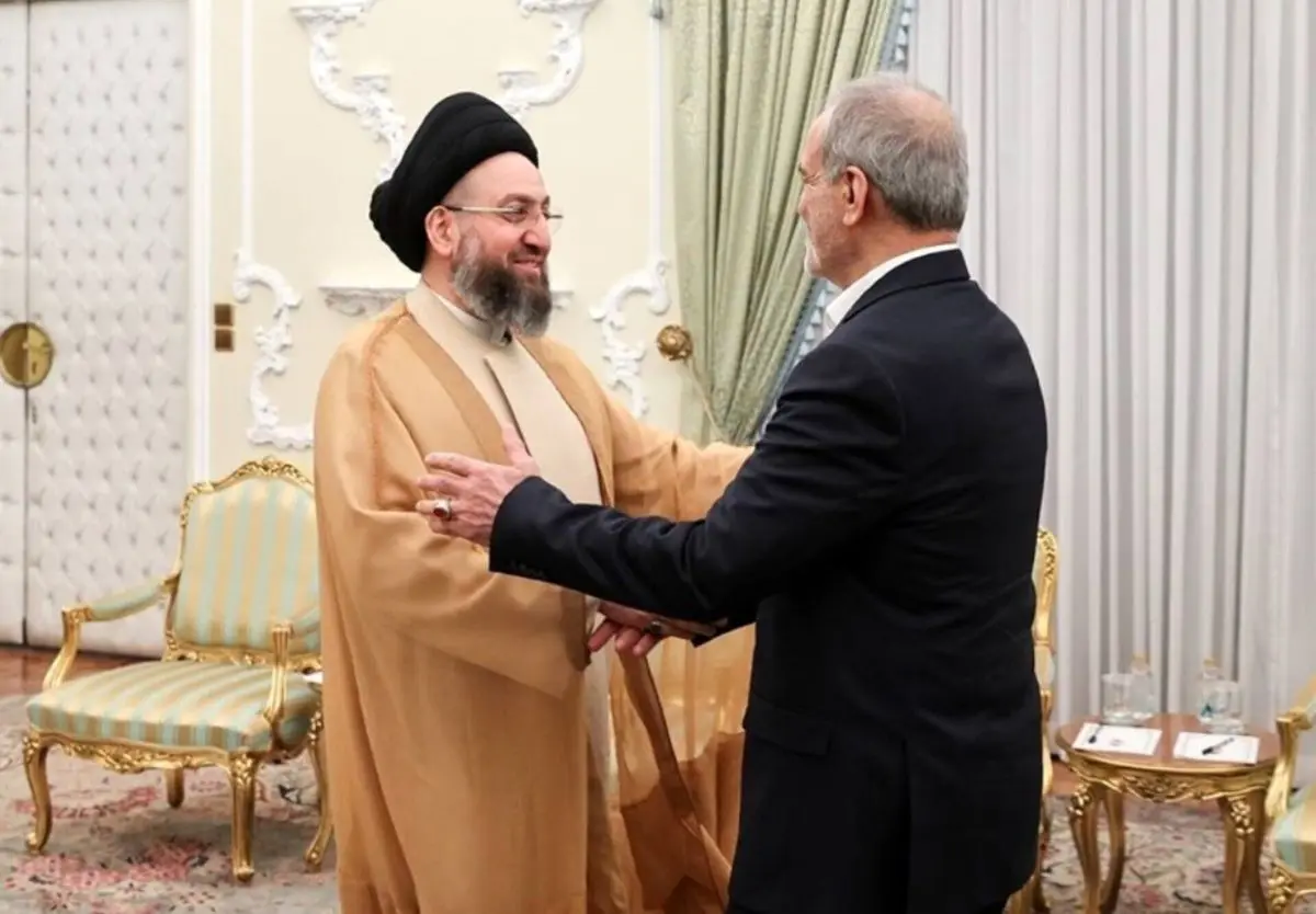 دیدار پزشکیان با رهبر جریان حکمت ملی عراق