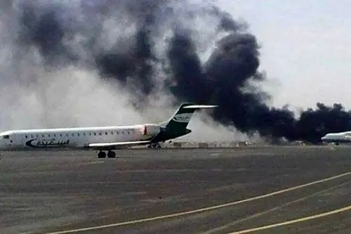 فرودگاه،باند،صنعا،پروازها،بازسازي