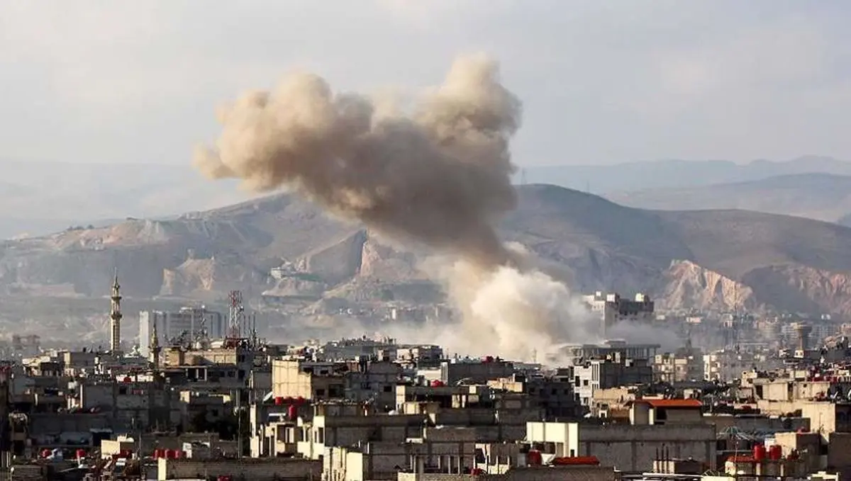 حمله هوایی اسرائیل به فرودگاه دمشق در منطقه زینبیه