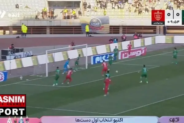 ببینید| گل اول پرسپولیس به شمس آذر