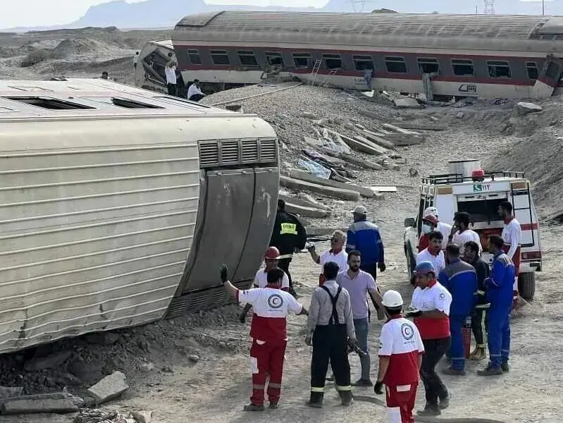اولین واکنش مدیرعامل راه آهن به حادثه قطار مشهد-یزد