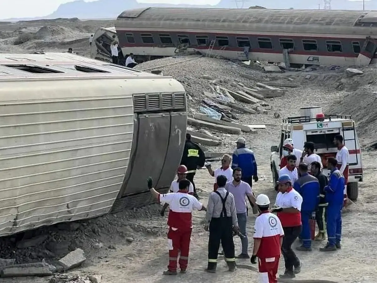اولین واکنش مدیرعامل راه آهن به حادثه قطار مشهد-یزد