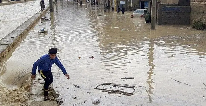 تداوم سیلاب در فارس این بار شهرستان رستم/مسدود شدن مسیر تردد 1700 خانوار عشایری