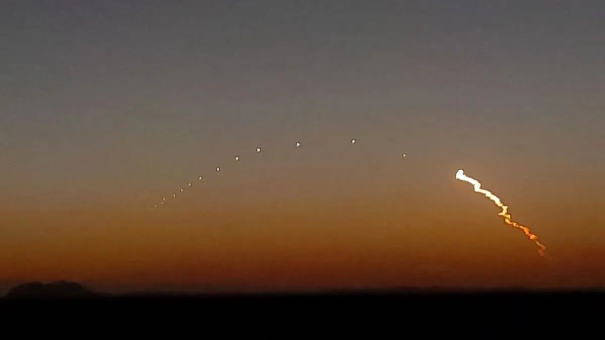 ماجرای دیده شدن شی نورانی در آسمان برخی استان‌ها چه بود؟