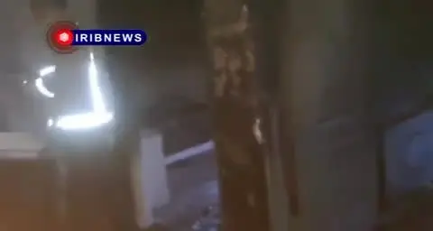 ببینید| مهار آتش‌ در برج مسکونی دهکده المپیک