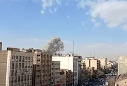 ببینید| ۳ انفجار در مرکز شهر تهران؛ اصابت چند موشک