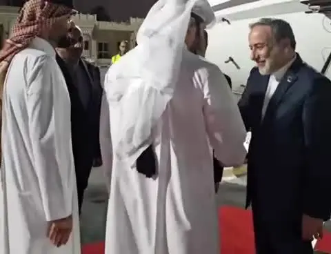 ببینید| ورود عراقچی در راس یک هیأت دیپلماتیک به دوحه