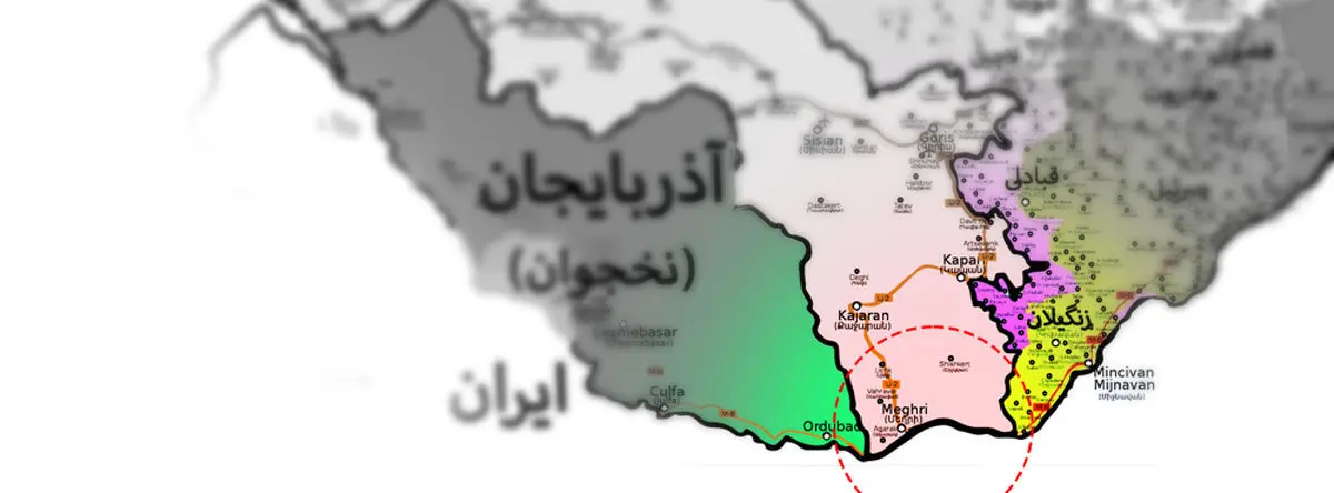 ایران در حال دور خوردن توسط روسیه و ترکیه است/ پروژه مخوف زنگه‌زور چیست؟+ نقشه