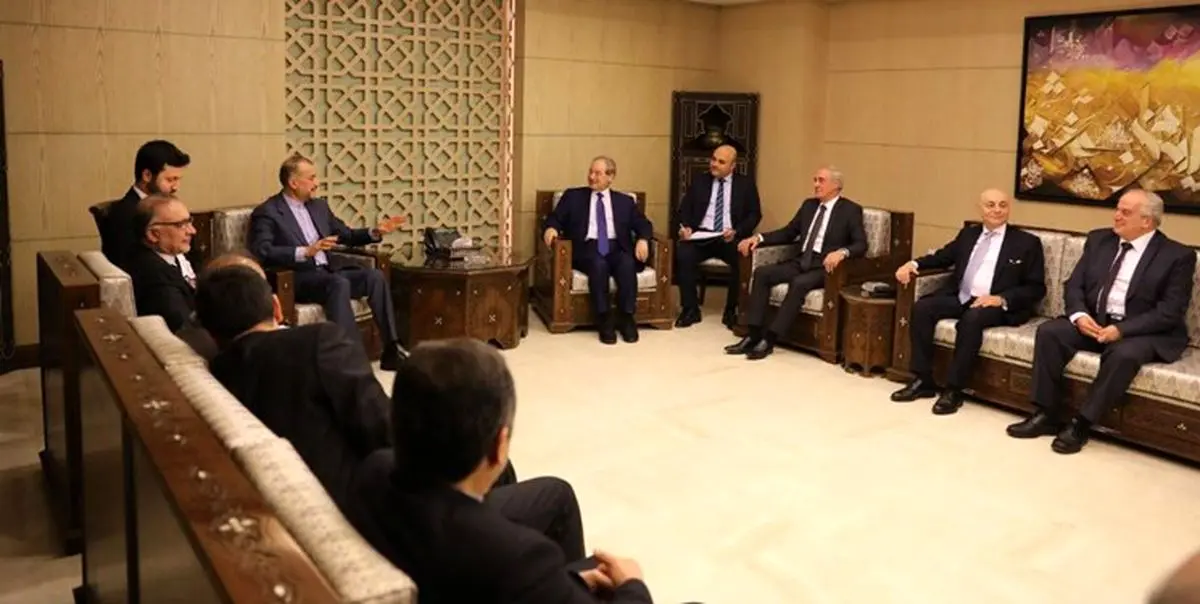 وزرای خارجه ایران و سوریه درباره سفر رئیسی به دمشق رایزنی کردند