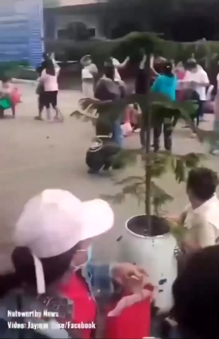 ببینید|  لحظه وقوع زلزله ۷/۵ ریشتری در جنوب فیلیپین