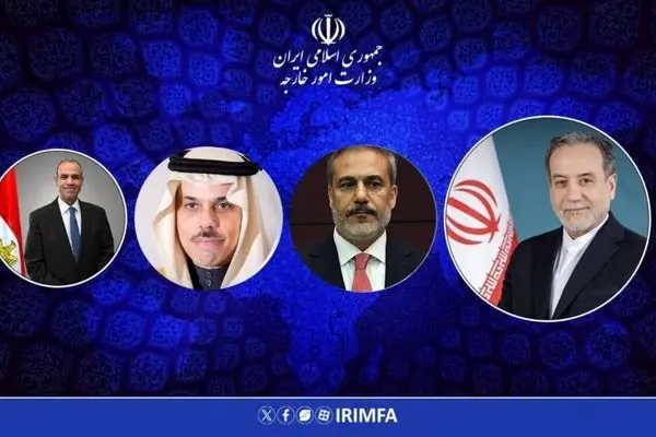 رایزنی عراقچی با وزیران خارجه ترکیه، مصر و عربستان سعودی