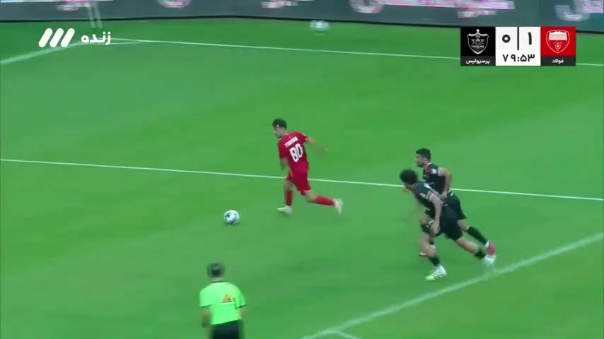 ببینید| خلاصه بازی فولاد مقابل پرسپولیس