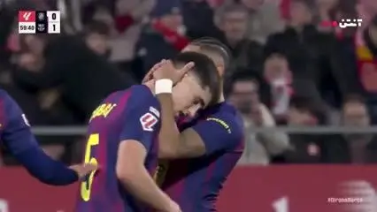 ببینید| خلاصه بازی خیرونا مقابل بارسلونا