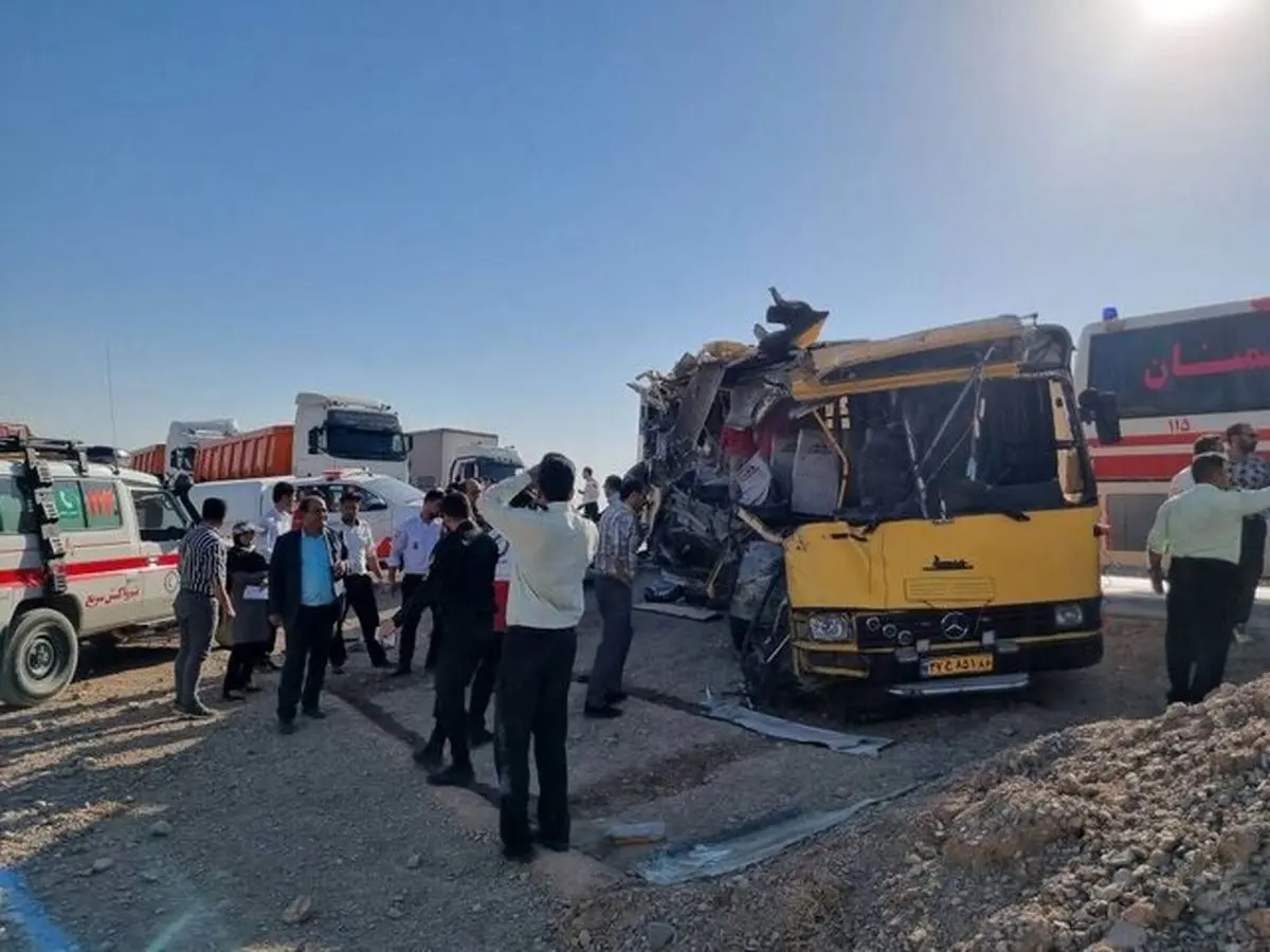 اعلام علت تصادف اتوبوس دانشجویان دانشکده پیراپزشکی سرخه