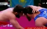 ببینید| کشتی آذرپیرا مقابل حریف ازبکستانی