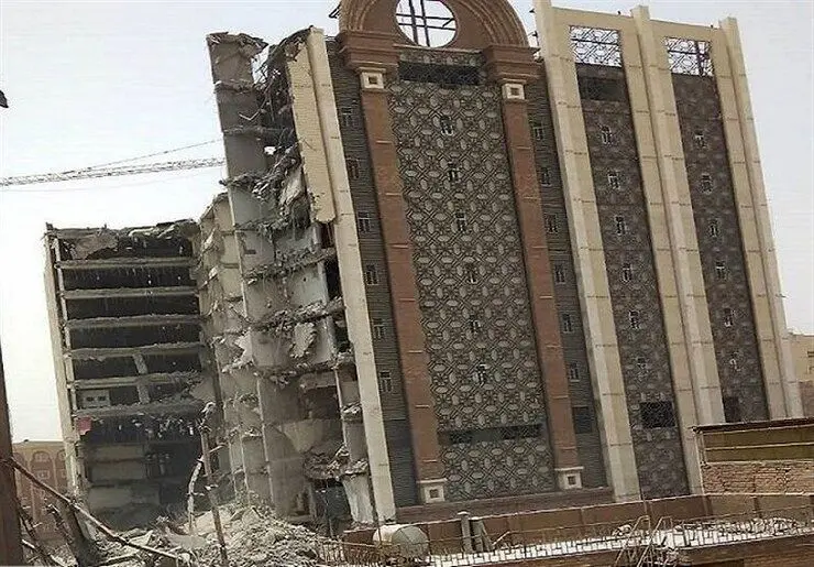 دستور وزیر کشور به استاندار خوزستان در پی ریزش ساختمان متروپل
