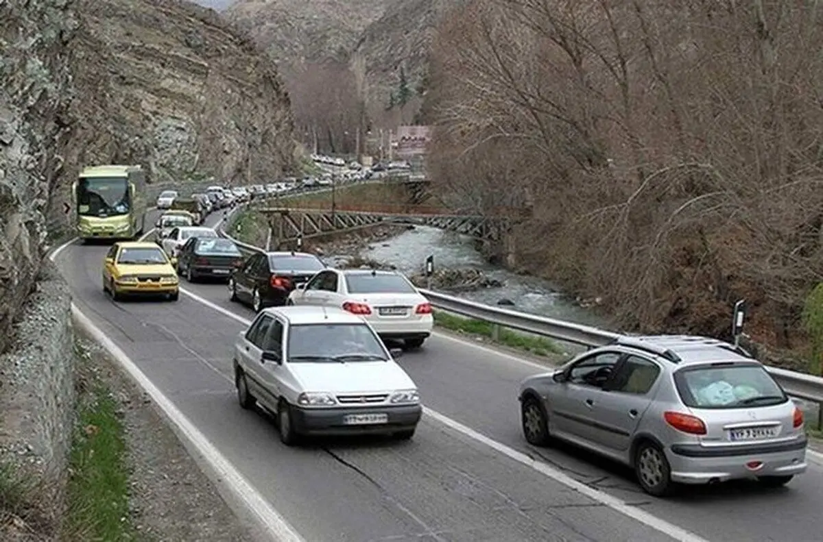 ترافیک سنگین در محور‌های منتهی به مازندران