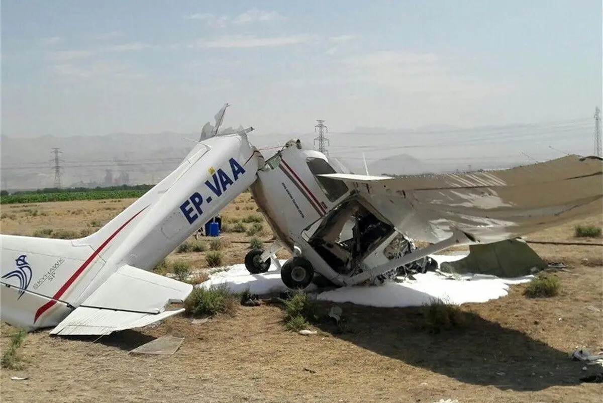 سانحه سقوط هواپیمای آموزشی در فرودگاه پیام کرج باز هم اتفاق می‌افتد