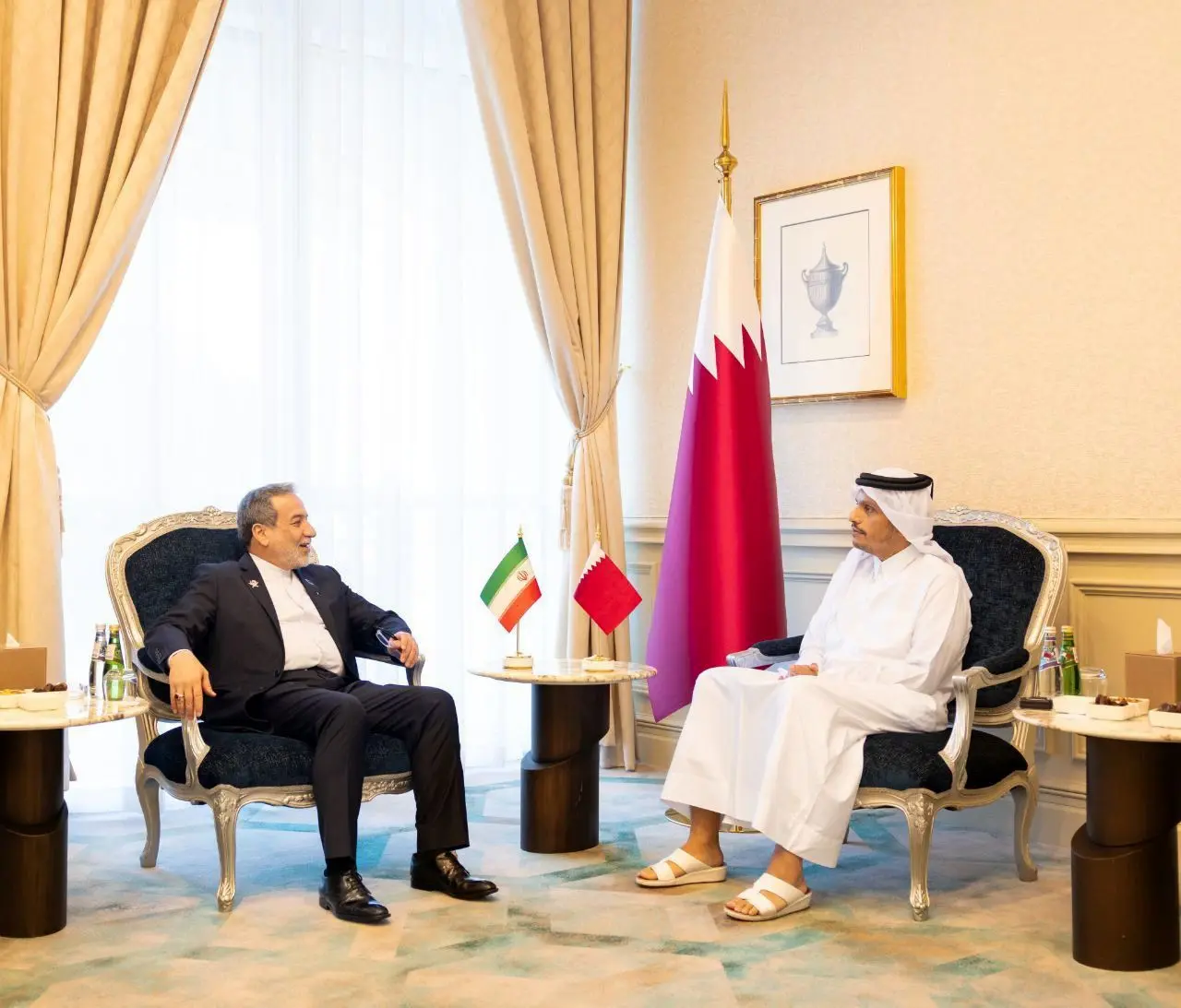 دیدار وزیران خارجه ایران و قطر در دوحه 