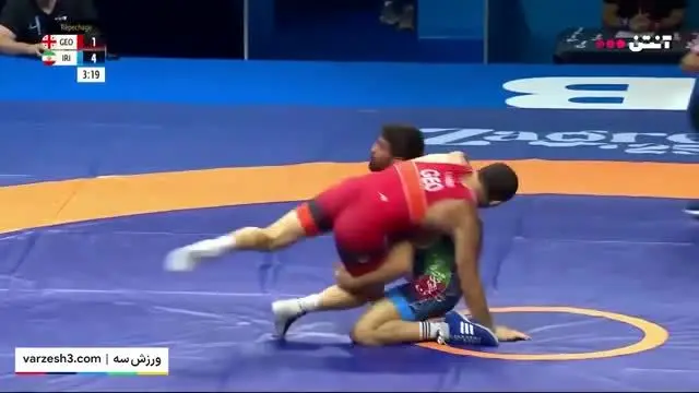 ببینید| برد یونس امامی مقابل حریف گرجستانی و راهیابی به دیدار رده بندی