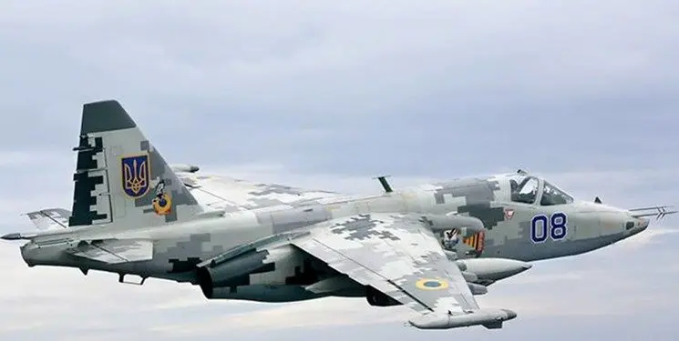 سرنگونی جنگنده سوخو-25 اوکراین توسط روسیه