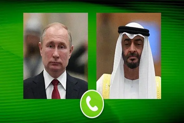 رایزنی پوتین با ولیعهد ابوظبی درباره اوکراین در گفتگوی تلفنی