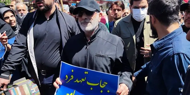حضور سردار قاآنی در راهپیمایی روز جهانی قدس