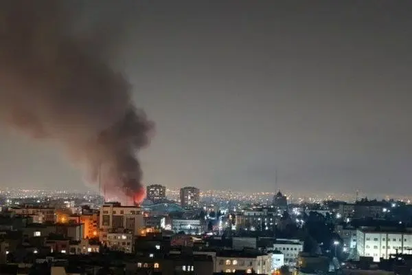 حریق کارگاه نجاری در خیابان قدوسی 