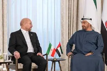 هدایای خاص قالیباف به رئیس امارات