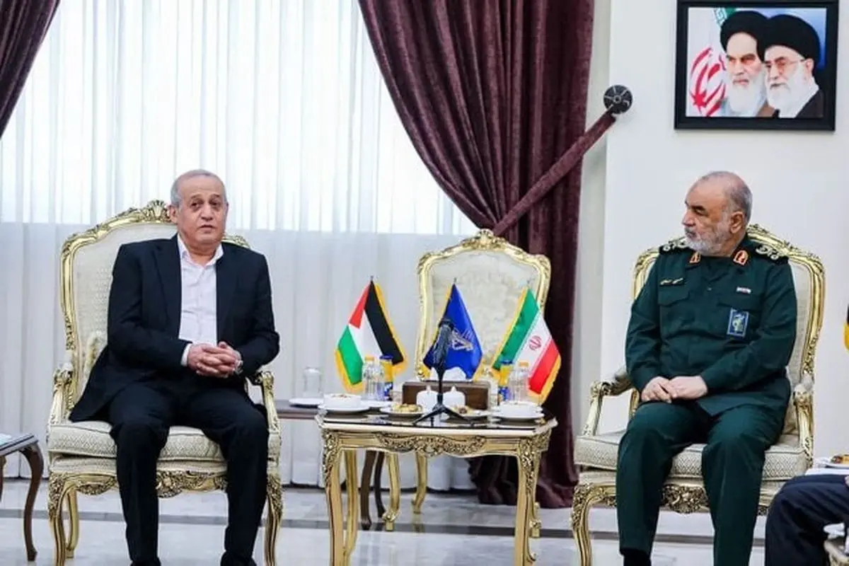 سرلشکر سلامی در دیدار با جمیل مزهر: فلسطین در شرایط فعلی می‌تواند بهترین ضربه را به رژیم صهیونی بزند + فیلم