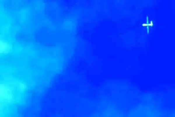 ببینید| پرواز پهپاد جاسوسی اسرائیل بر فراز آسمان