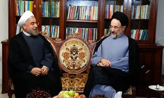 ببینید | جزئیاتی منتشرنشده از جلسه مهم خاتمی و روحانی در حضور رهبر انقلاب و خطر جنگی که ایران را تهدید می‌کرد