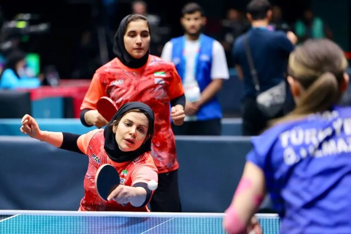 بازی های کشورهای اسلامی؛ پینگ‌پنگ زنان ایران به ترکیه باخت و برنز گرفت